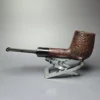 Ashton Pebble Grain LX Sandblasted Billiard Estate Briar Pipe, English Estates - Image 4