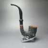 Mauro Armellini XL Rusticated Calabash Estate Briar Pipe, Italian Estates - Image 5