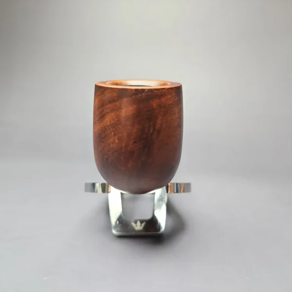 MBSD Briars by Piero Vitale Sienna Contrast Smooth Billiard w/ Olivewood Briar Pipe, New - Image 5
