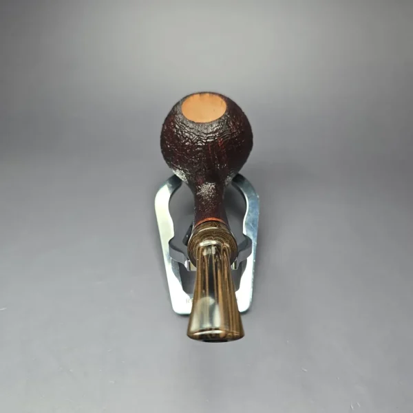 Papa Bear’s Pipes by Tim Beaumont Sandblasted Apple Handmade Briar Pipe, New - Image 5