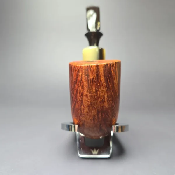 Savinelli Nonpareil 9604 Smooth Oom Paul w/ Horn Estate Briar Pipe, Unsmoked - Image 5