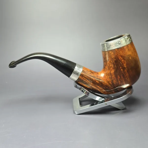 Peterson 2008 Pipe of the Year Smooth Bent Billiard Estate Briar Pipe, Irish Estates - Image 5