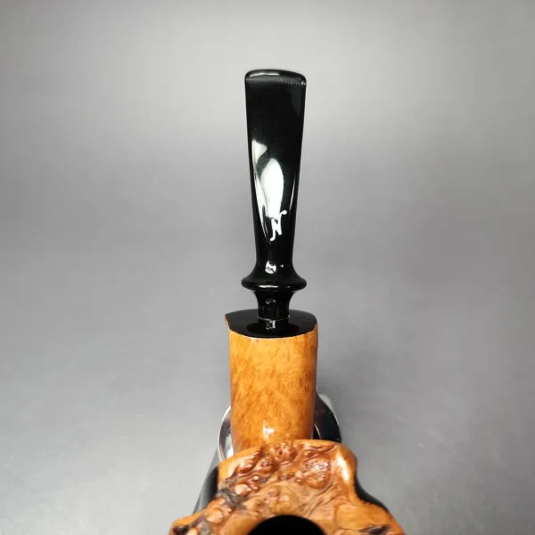 Nording Spiral Natural Smooth Freehand Estate Briar Pipe, Unsmoked - Image 5