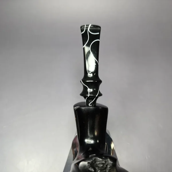 Nording Black Smooth Freehand Estate Briar Pipe, Unsmoked - Image 5