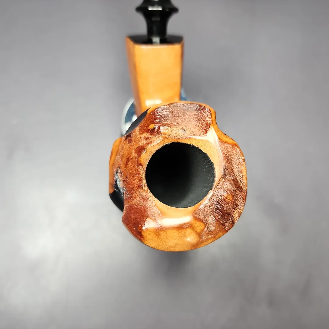 Nording Spiral Natural Smooth Freehand Estate Briar Pipe, Unsmoked - Image 5