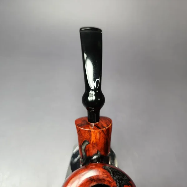 Nording Abstract Partially Rusticated Freehand Estate Briar Pipe, Unsmoked - Image 5