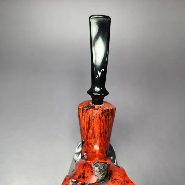 Nording Fantasy Partially Rusticated Freehand Estate Briar Pipe, Unsmoked - Image 5