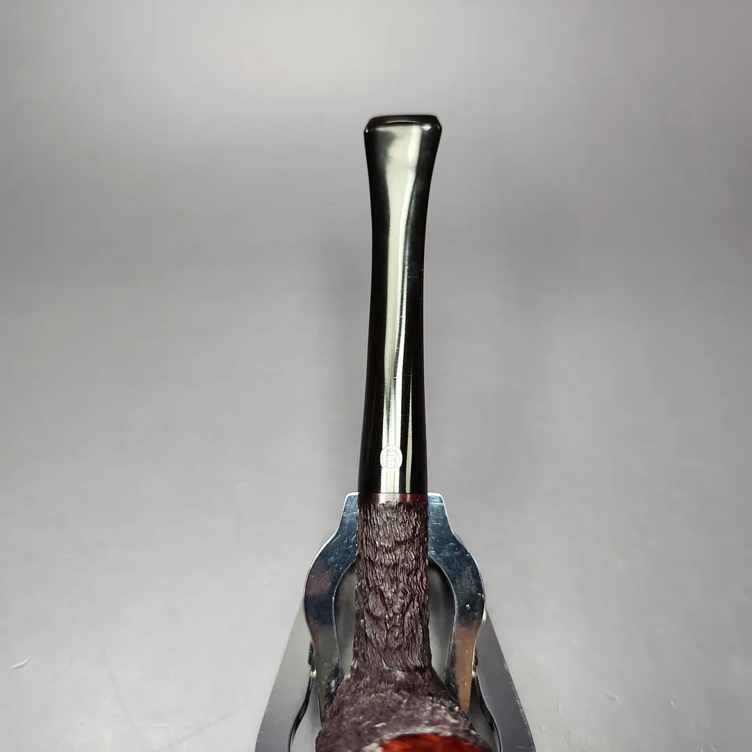 James Upshall Bark Group 6 Partially Rusticated "371" Dublin Estate Briar Pipe, Unsmoked - Image 5