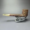 Caminetto Business 119 KS Rusticated Canadian Estate Briar Pipe, Italian Estates - Image 5