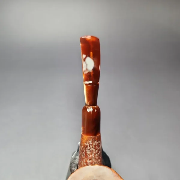 Castello Sea Rock S 49 Rusticated Calabash Estate Briar Pipe, Italian Estates - Image 5