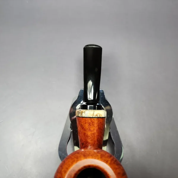 Sebastian Heck Partially Sandblasted Rhodesian w/ Mammoth Estate Briar Pipe, Unsmoked - Image 5