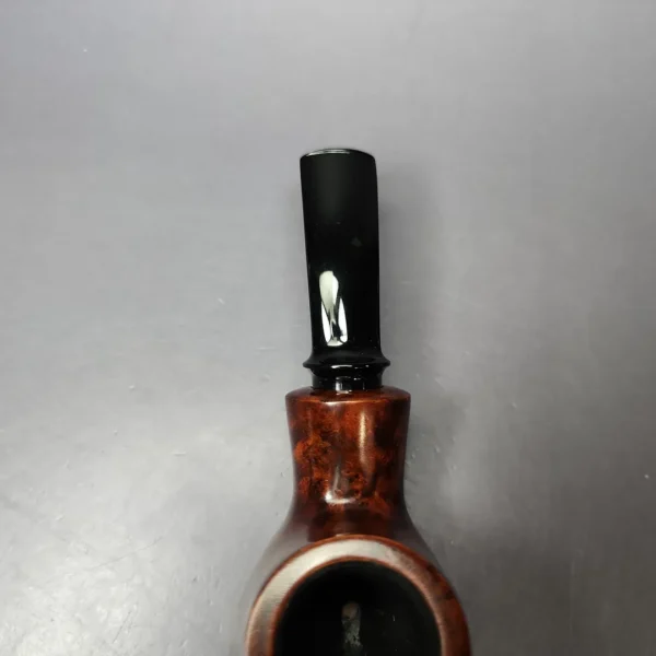 Sebastian Heck Smooth Volcano Sitter Handmade Briar Pipe, New - Image 5