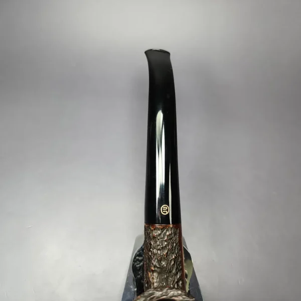 James Upshall Empire Acclaim Magnum Rusticated "LC" Estate Briar Pipe, Unsmoked - Image 5