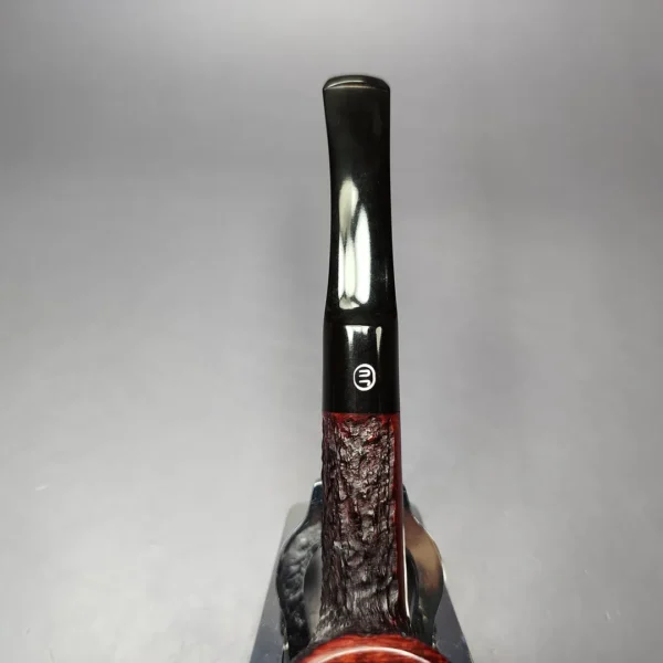 James Upshall Bark Group 6 Partially Rusticated Dublin Estate Briar Pipe, Unsmoked - Image 5
