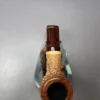 G. Penzo 2024 Rusticated Nosewarmer w/ Boxwood Estate Briar Pipe, Irish Estates - Image 5