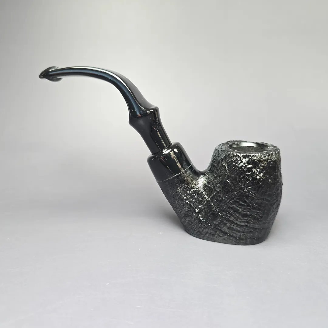 Peterson 2025 Halloween Pipe 306 Sandblasted Sitter Briar Pipe, P-Lip, New - Image 5