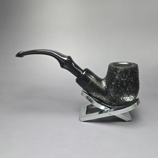 Peterson 2025 Halloween Pipe 307 Sandblasted Bent Billiard Briar Pipe, P-Lip, New - Image 5