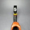 Poul Winslow E Partially Rusticated Blowfish Estate Briar Pipe,  Unsmoked, 9mm - Image 5