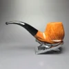 Castello Collection 3K Smooth Diamond Shank Bent Billiard Estate Briar Pipe, Unsmoked - Image 5