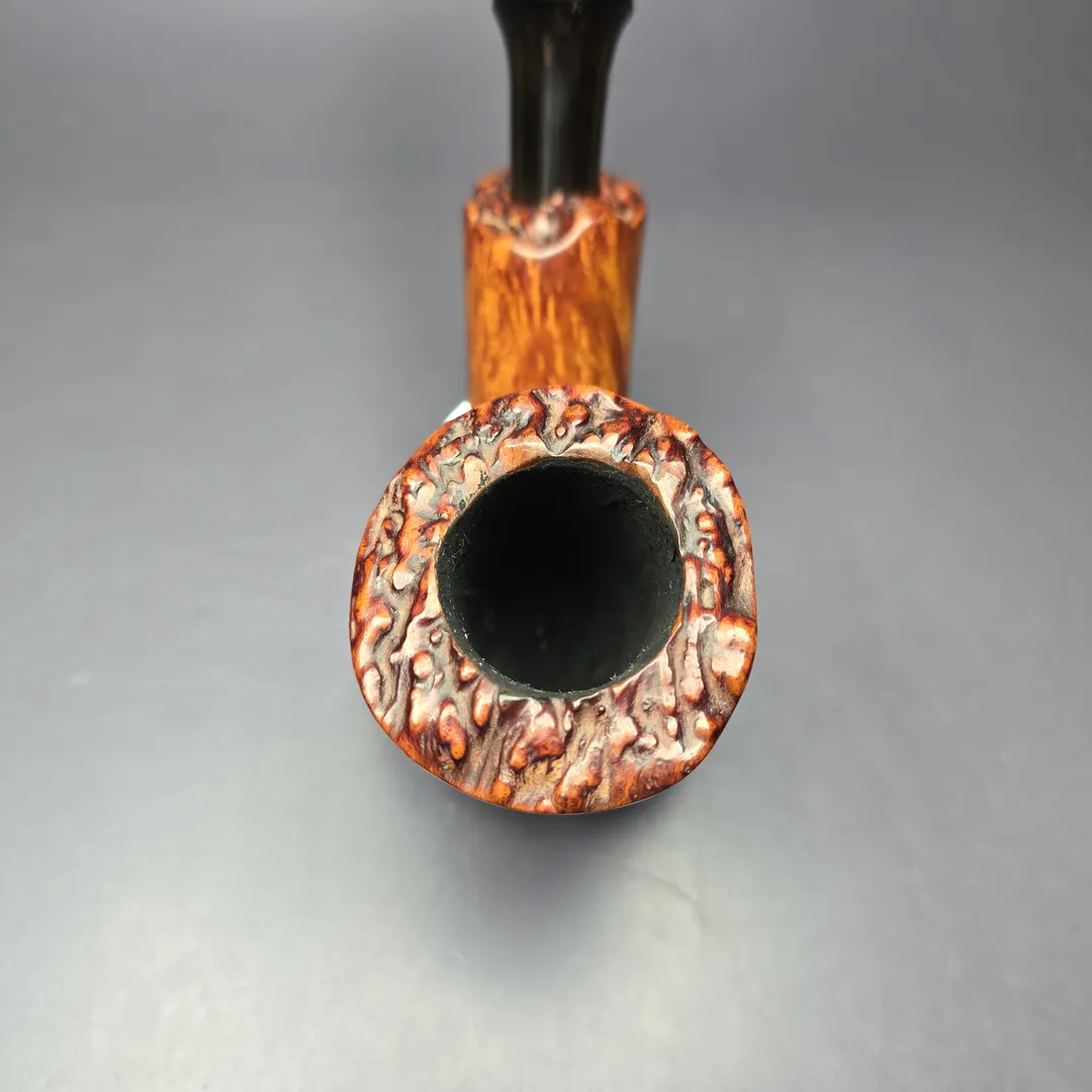 Peterson Plato / Plateau Natural Smooth Freehand Estate Briar Pipe, Irish Estates - Image 5