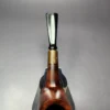 MBSD Briars by Piero Vitale Sienna Contrast Smooth Billiard w/ Zebrawood Briar Pipe, New - Image 6