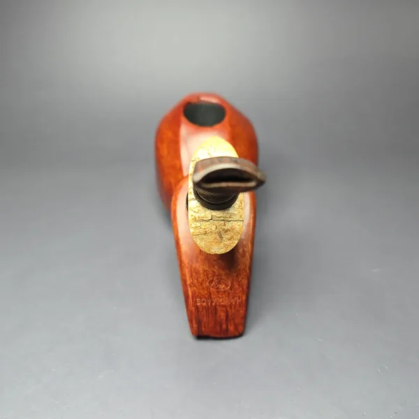 SU Pipes Tokutomi Tribute Smooth Whale w/ Mammoth Handmade Briar Pipe, New - Image 6