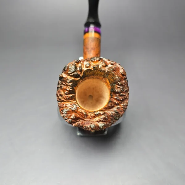 Papa Bear's Pipes by Tim Beaumont Sandblasted Dublin Handmade Briar Pipe, New - Image 6