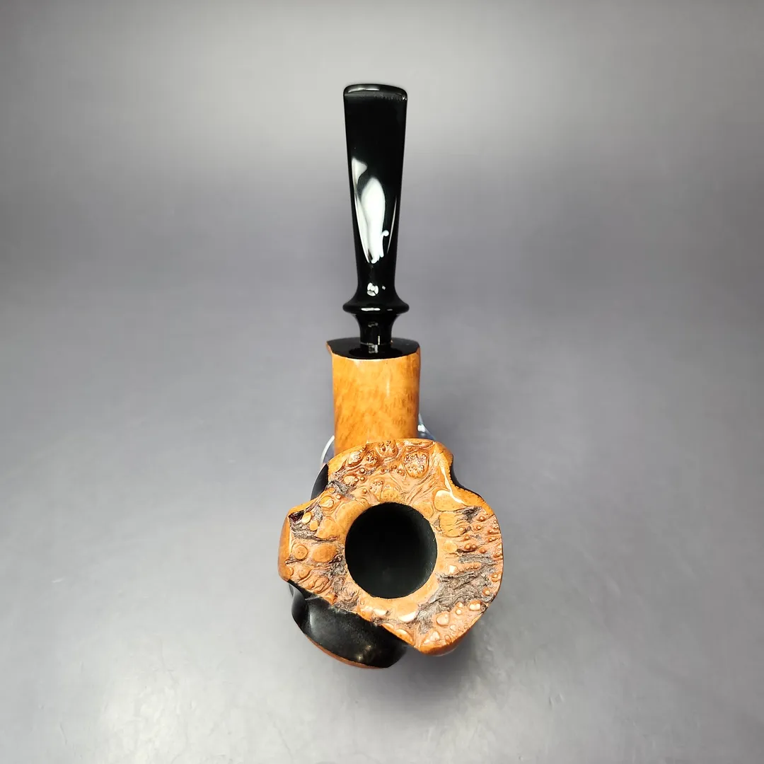 Nording Spiral Natural Smooth Freehand Estate Briar Pipe, Unsmoked - Image 6