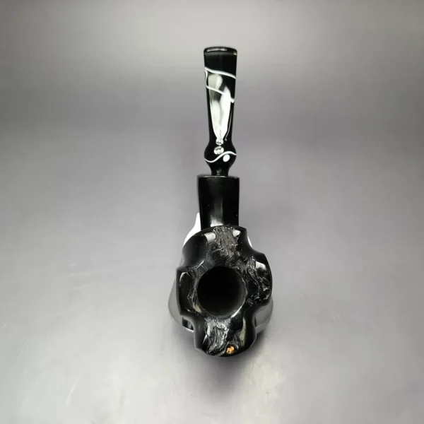 Nording Black Smooth Freehand Estate Briar Pipe, Unsmoked - Image 6