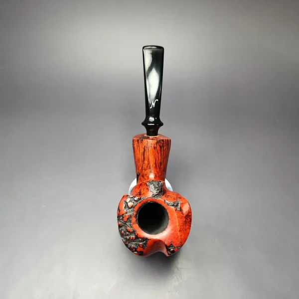 Nording Fantasy Partially Rusticated Freehand Estate Briar Pipe, Unsmoked - Image 6