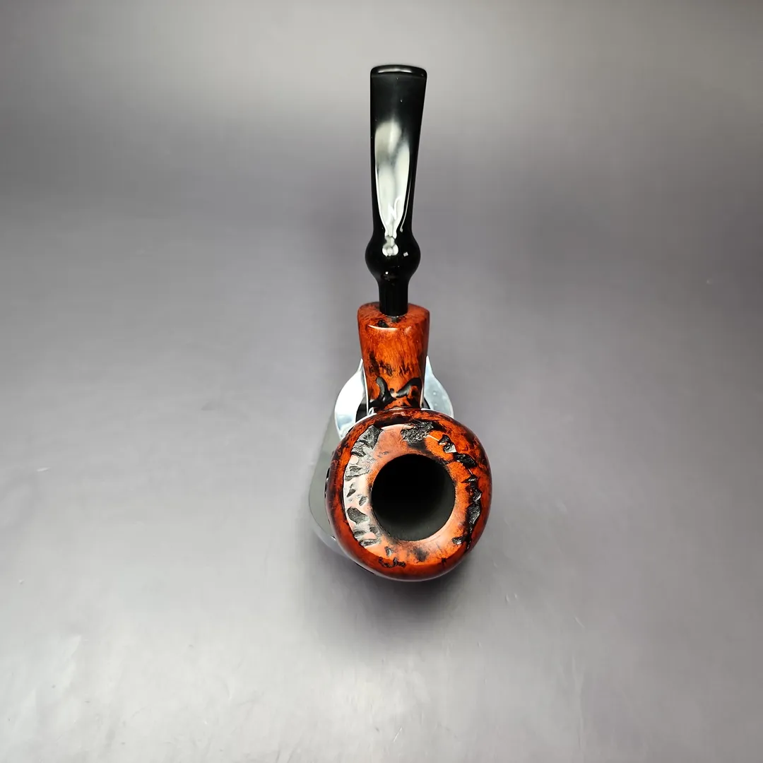 Nording Abstract Partially Rusticated Freehand Estate Briar Pipe, Unsmoked - Image 6