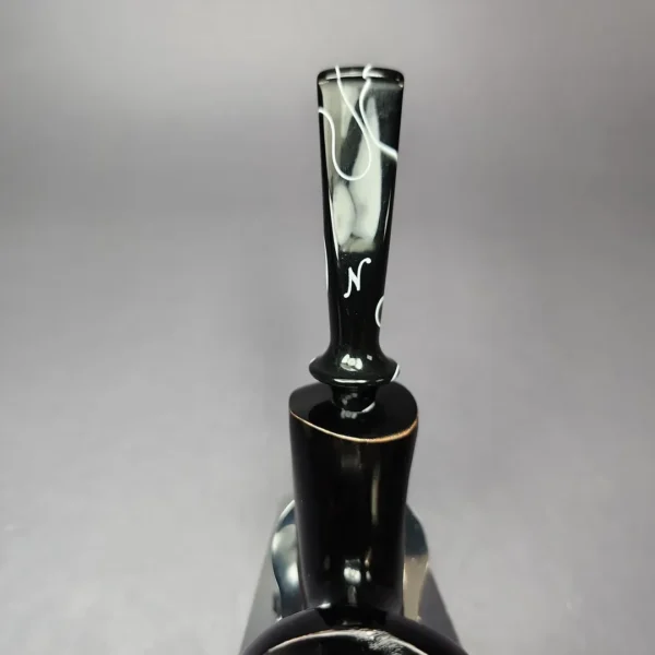 Nording Black Smooth Freehand Estate Briar Pipe, Unsmoked - Image 6