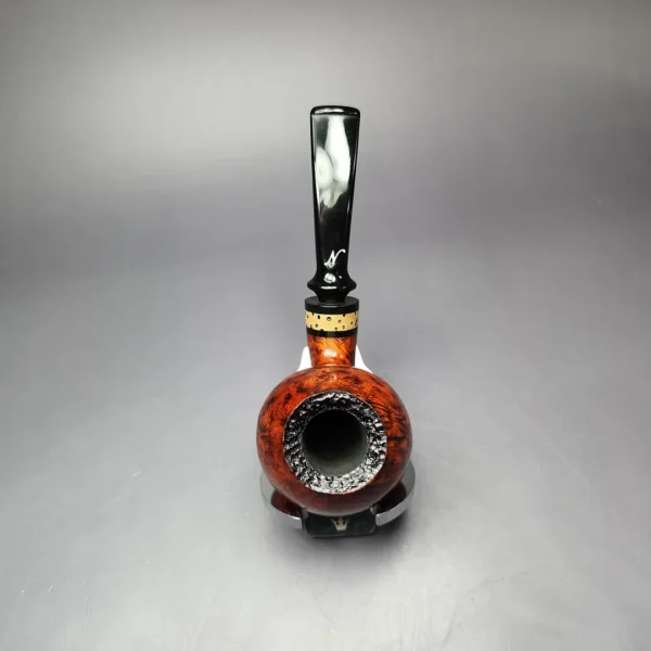 Nording Nosewarmer Smooth Cognac Apple w/ Jupati Estate Briar Pipe, Unsmoked - Image 6