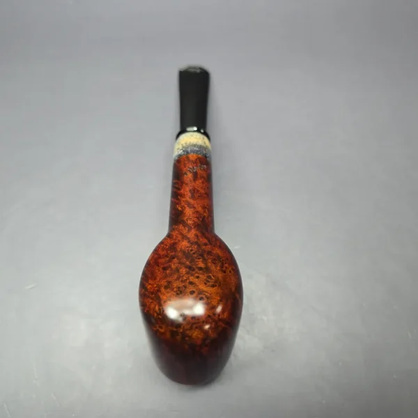 J Mouton Smooth Opera w/ Fossilized Whale Spine Handmade Briar Pipe, New - Image 6