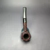 James Upshall Bark Group 5 Rusticated Billiard Estate Briar Pipe, Unsmoked - Image 6