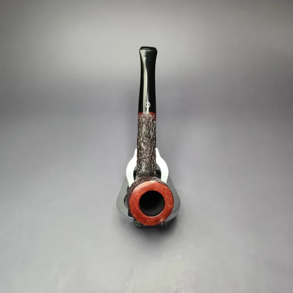 James Upshall Bark Group 6 Partially Rusticated Cutty Estate Briar Pipe, Unsmoked - Image 6