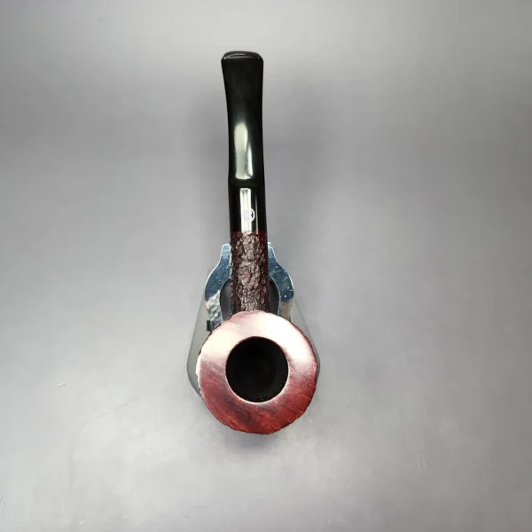 James Upshall Bark Group 6 Partially Rusticated Skater Estate Briar Pipe, Unsmoked - Image 6