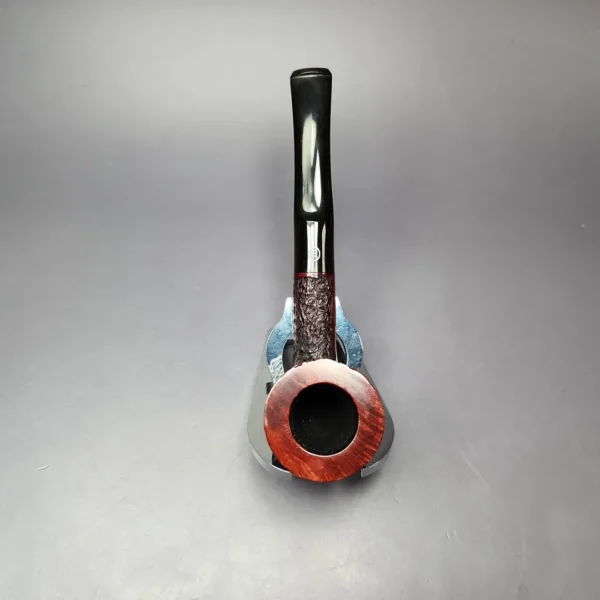 James Upshall Bark Group 6 Partially Rusticated Skater Estate Briar Pipe, Unsmoked - Image 6