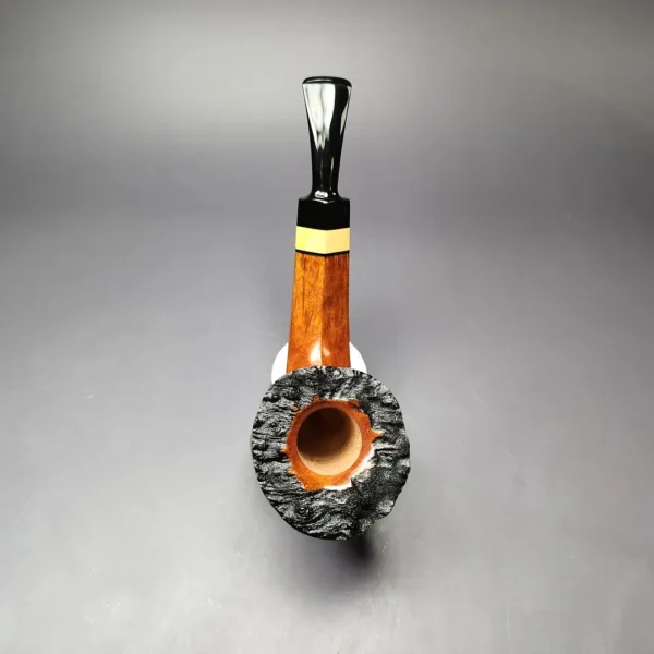 HS Studio Wide Shank Dublin w/ Boxwood Estate Briar Pipe, Unsmoked - Image 6