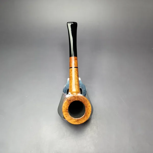 Castello "Castello" 4K Smooth Billiard w/ Briar Accent Estate Briar Pipe, Italian Estates - Image 6