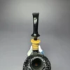 HS Studio Sandblasted Tomato w/ Bamboo & Boxwood Estate Briar Pipe, Unsmoked - Image 6
