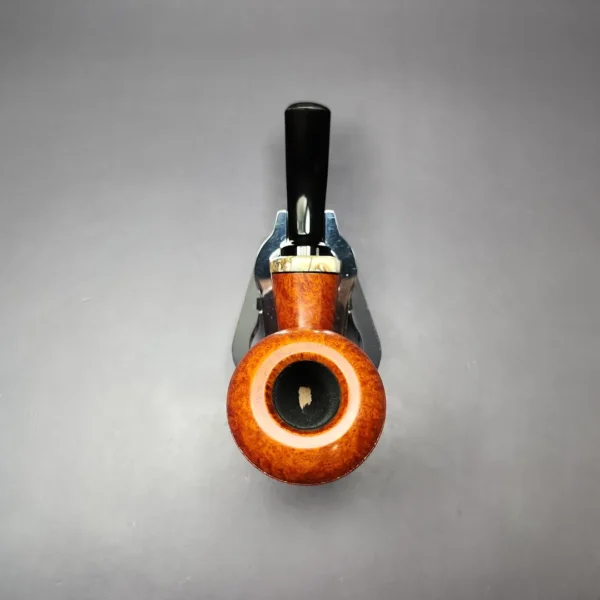 Sebastian Heck Partially Sandblasted Rhodesian w/ Mammoth Estate Briar Pipe, Unsmoked - Image 6