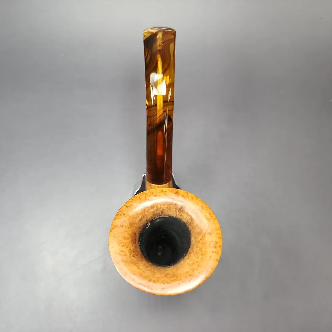 Ed Burak Connoisseur Smooth Bell Calabash Estate Briar Pipe, American Estates - Image 6