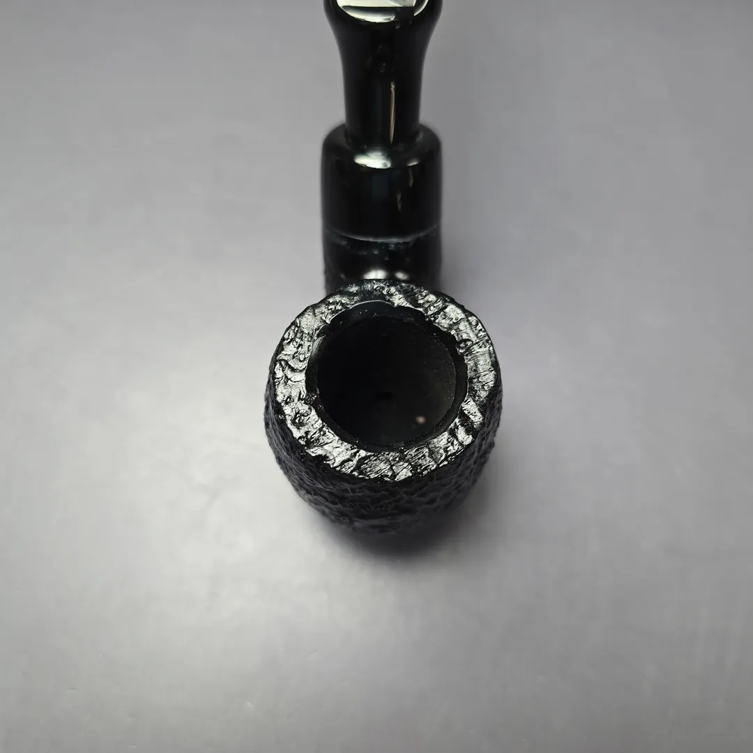 Peterson 2025 Halloween Pipe 306 Sandblasted Sitter Briar Pipe, P-Lip, New - Image 6