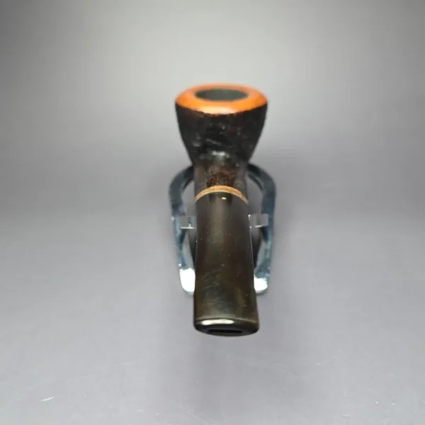Savinelli Punto Oro Mister G 316 KS Sandblasted Pot Estate Briar Pipe, Italian Estates 6mm - Image 6