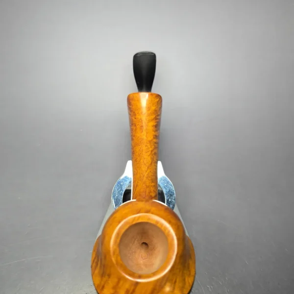 Maigurs Knets ** Long Shank Turtle w/ Figural Carvings Estate Briar Pipe, Unsmoked - Image 6