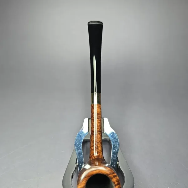 Bruno Nuttens Mini Bing B3 Smooth Billiard w/ Silver Estate Briar Pipe, Unsmoked - Image 6