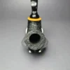 HS Studio Sandblasted Reverse Calabash Nosewarmer Estate Briar Pipe, Unsmoked - Image 6