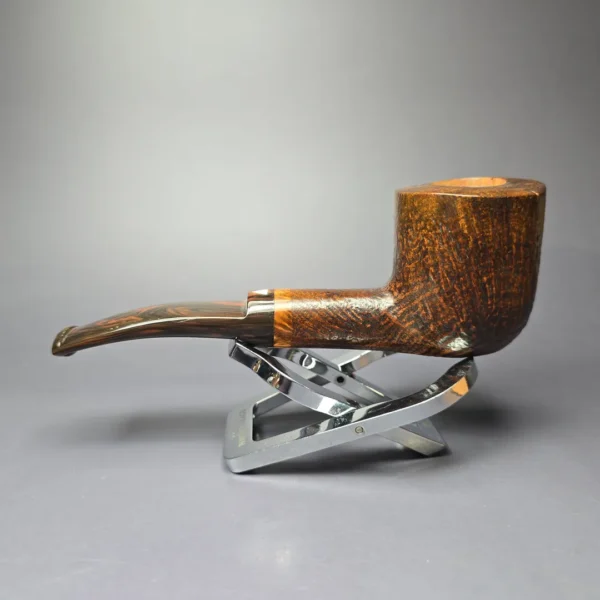 Bonfiglioli 1998 CORPS Sandblasted Billiard Estate Briar Pipe, Unsmoked - Image 6