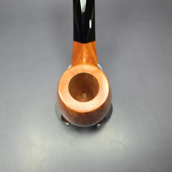 Castello Collection 3K Smooth Diamond Shank Bent Billiard Estate Briar Pipe, Unsmoked - Image 6